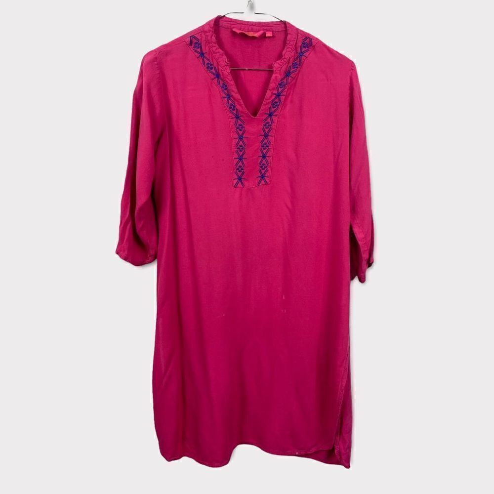 Pink Almirah Tunic embroidered top